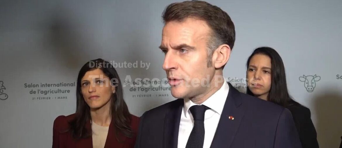 France's Macron reacts to Trump's temporary global tariffs, death of far-right activist in Lyon