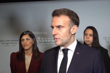 France's Macron reacts to Trump's temporary global tariffs, death of far-right activist in Lyon