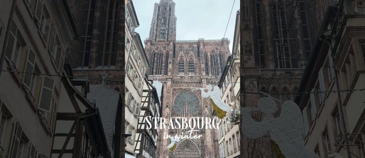 Walking inside a Snow Globe… 🏰🌨️ (Strasbourg) Walking inside a Snow Globe... 🏰🌨️ (Strasbourg)