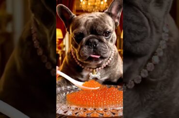 Rare Isabella Frenchie’s FIRST ASMR Mukbang   #ASMRDog #FrenchBulldog #IsabellaFrenchie #DogEating