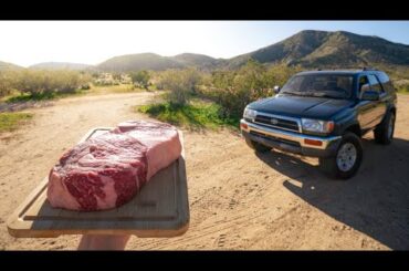 Gourmet Cooking in the Desert (solo camping)