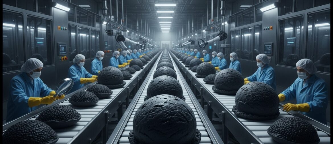 Inside a Cinematic Black Sesame Factory: From Raw Seed to Gourmet Dark Dessert (Full Process) Inside a Cinematic Black Sesame Factory: From Raw Seed to Gourmet Dark Dessert (Full Process)