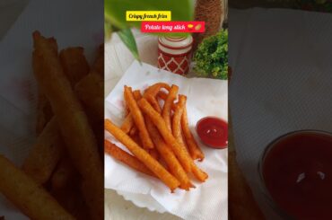 Crispy french fries!  potato stick🍟🥔#trending #shorts #streetfood #food #frenchfries #fries #recipe