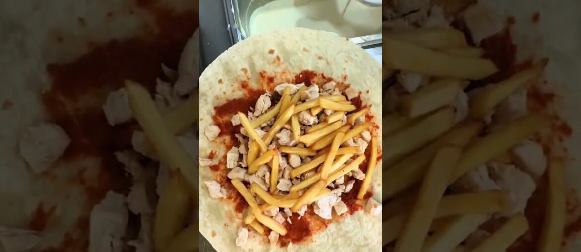 French Tacos Viande Escalope Sauce Harissa #BR3 #food #foodlover #Tacos #FrenchTacos