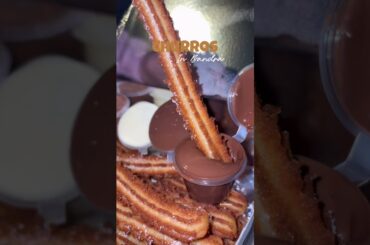 Churros at Ahara Gourmet💕 Carters Road-Bandra #churros #dessert #sweettooth #gourmet #fyp #bandra