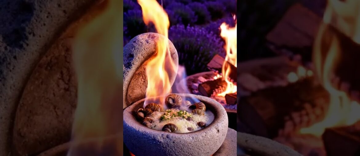 Butter Snail Sizzle #food #campfire #cooking #caviar #chef #bbqmeat #restaurant #asmr