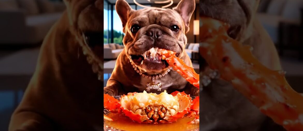 Rare Isabella Frenchie’s FIRST ASMR Mukbang   #ASMRDog #FrenchBulldog #IsabellaFrenchie #DogEating