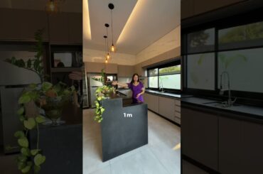 Medidas da nossa cozinha com a área gourmet 🏡 #cozinha #casa #medidas #obra