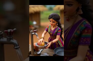 mini village potato French fries #miniature #miniaturecooking #youtubeshorts #viral #food #recipe