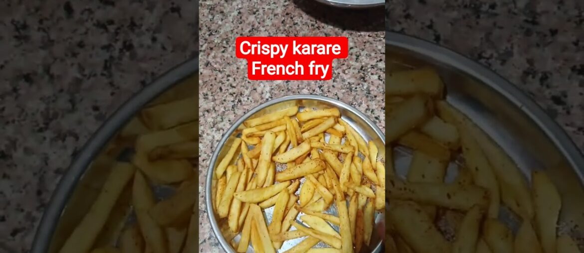 sabhi ke favourite crispy karare French fry #recipe