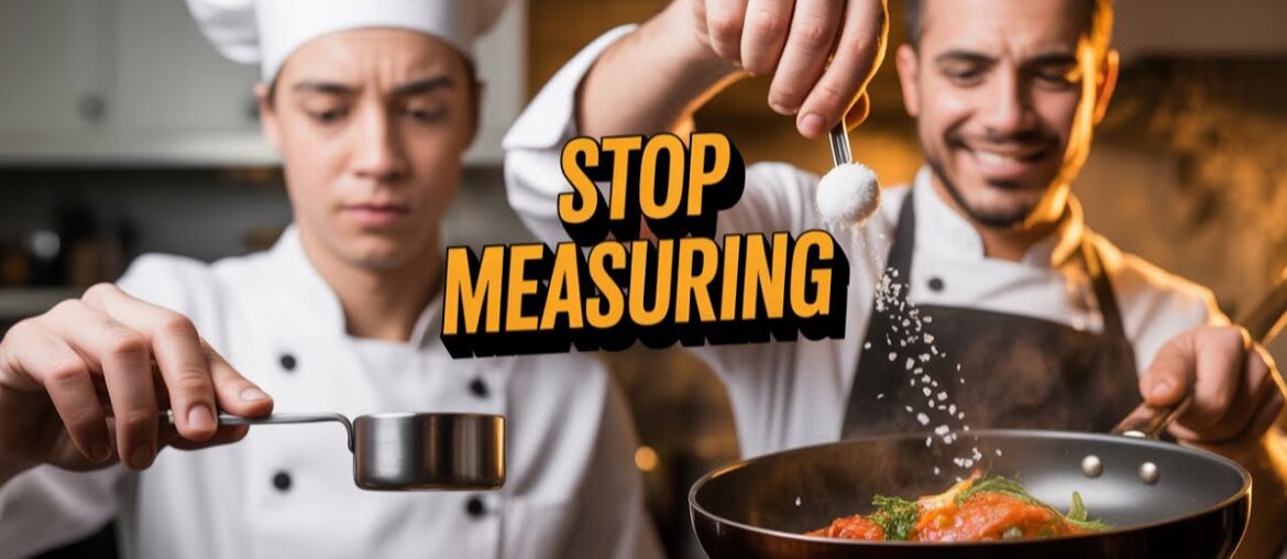 The Shortcut to 15 Minute Gourmet Meals Stop Measuring!