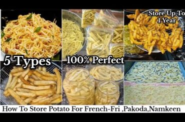 How To Store French-Fries For Long Time| Frozen French Fries Recipe| Crispy French Fries Recipe