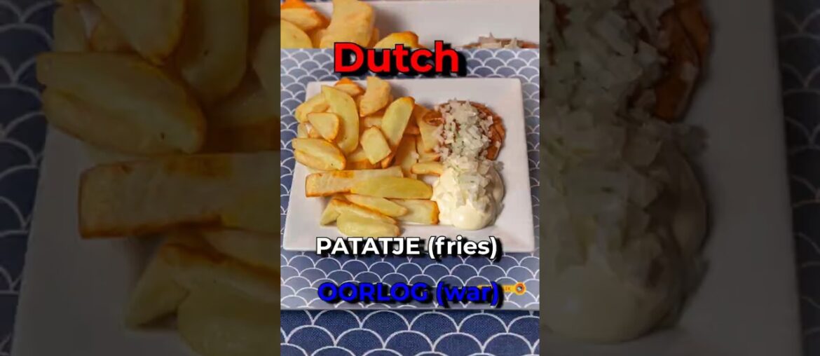 Patatje oorlog is a classic Dutch snackbar favorite.