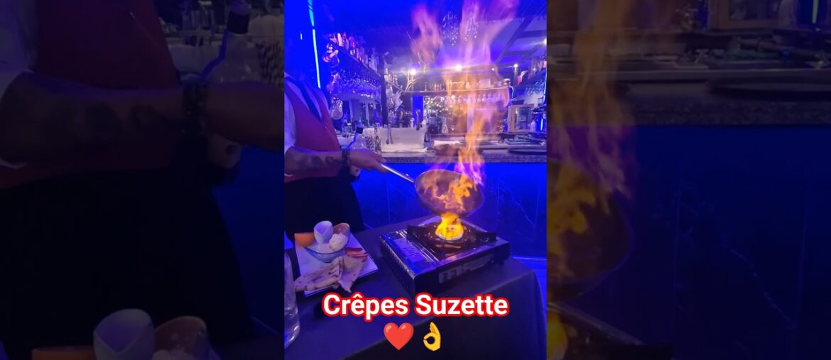 Crêpes Suzette ein Klassiker der französischen Küche 🥰💪 #KREBSUSETTE #CREPESSUZETTE #DESSERTLIEBE