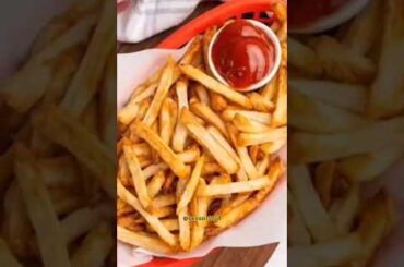 Crispy French Fries Recipe | Perfect Street Style Fries at Home 🍟🔥 #shorts
