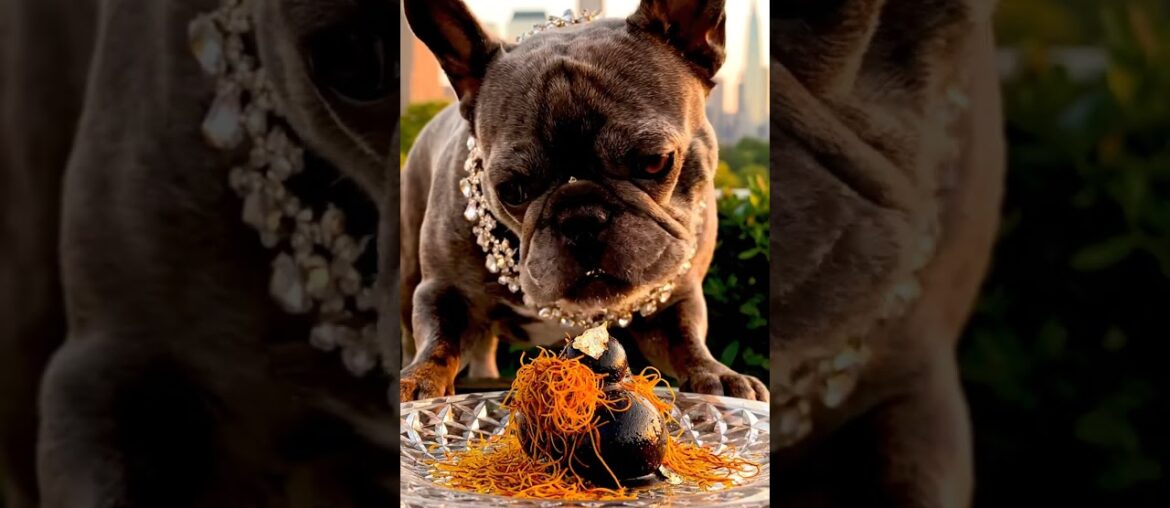 Rare Isabella Frenchie’s FIRST ASMR Mukbang   #ASMRDog #FrenchBulldog #IsabellaFrenchie #DogEating