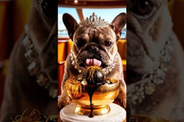 Rare Isabella Frenchie’s FIRST ASMR Mukbang   #ASMRDog #FrenchBulldog #IsabellaFrenchie #DogEating