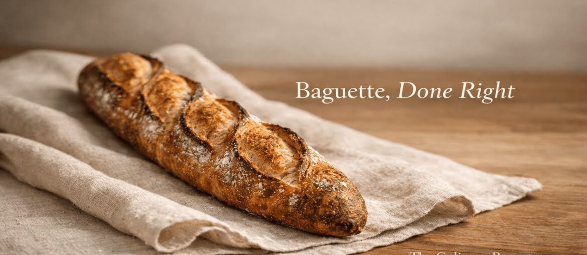 How to Make an Authentic French Baguette | Traditional Fermentation & Baking Technique