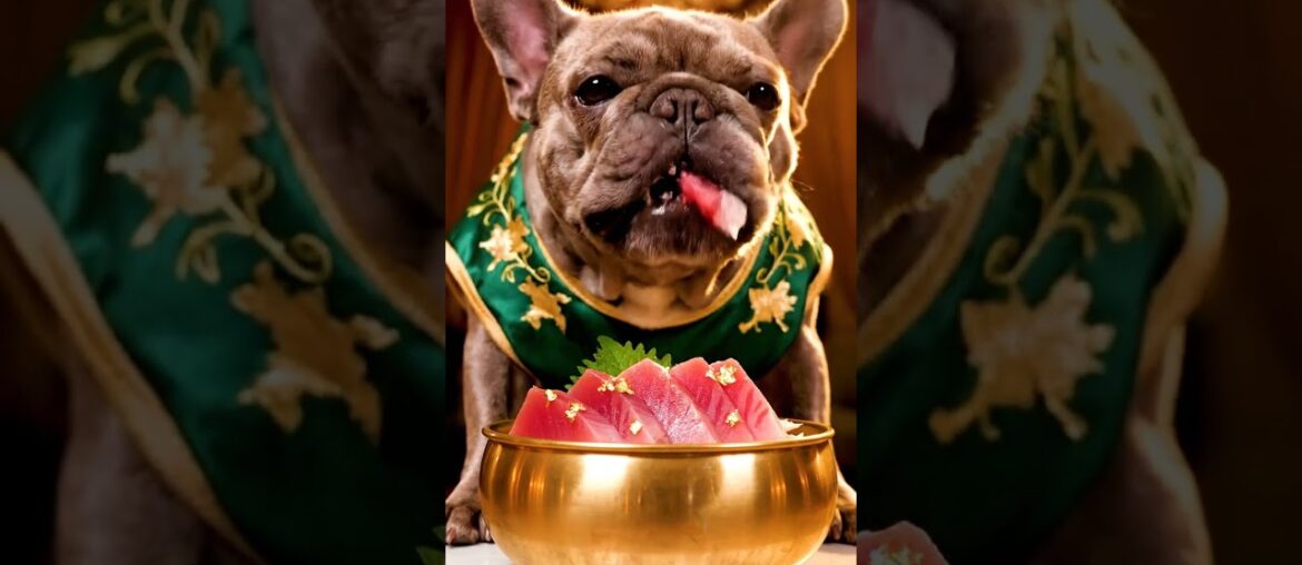 Rare Isabella Frenchie’s FIRST ASMR Mukbang   #ASMRDog #FrenchBulldog #IsabellaFrenchie #DogEating