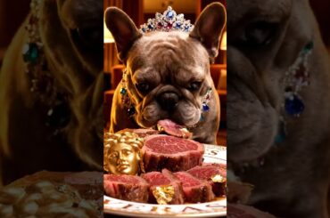 Rare Isabella Frenchie’s FIRST ASMR Mukbang   #ASMRDog #FrenchBulldog #IsabellaFrenchie #DogEating