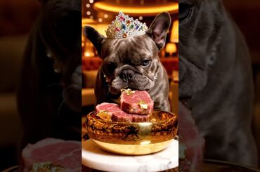 Rare Isabella Frenchie’s FIRST ASMR Mukbang   #ASMRDog #FrenchBulldog #IsabellaFrenchie #DogEating