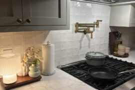 Slowly adding warmth and coziness to my new kitchen