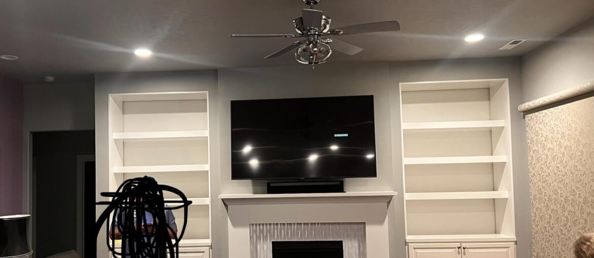 Inherited my Moms home. What should I do with these white shelves?