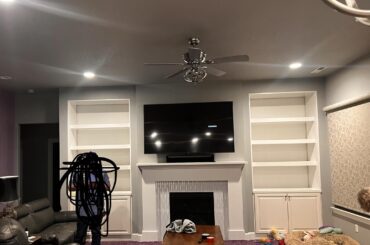 Inherited my Moms home. What should I do with these white shelves?