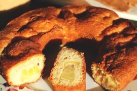 Gâteau pomme-citron de ce matin