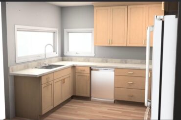 Windows? Need suggestions for what to get for window treatments. The window over sink is 6 feet wide! It’s a little lake cottage, but I’d like privacy. What would look best and be functional.