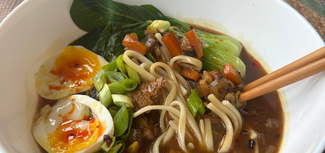 Boeuf Curry Udon fait maison