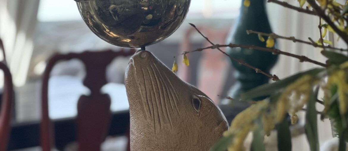 Definitely this, I bought it in a thrift store in Fort Lauderdale a few years ago. The ball spins, too.