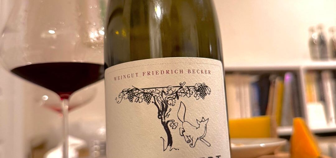 2015 Friedrich Becker Steinwingert at 11. Still a baby!