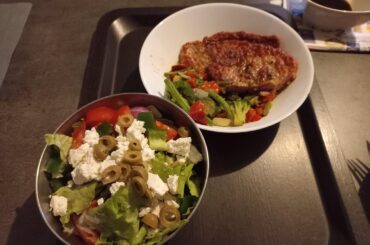 Pavé de porc à la ciboulette et poêlée de légumes