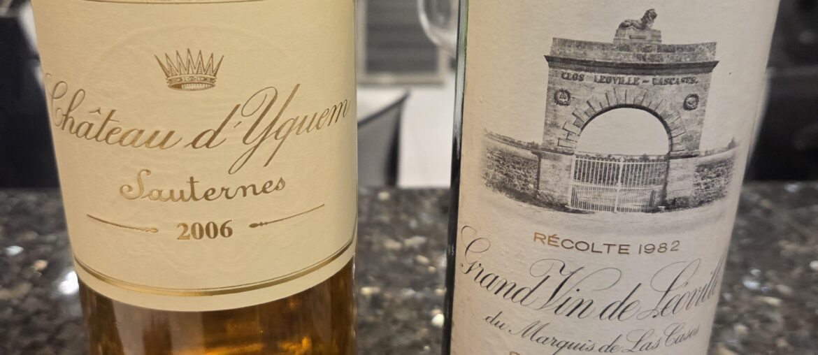 2006 D'yquem & 1982 La Cases