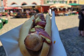 Saucisse du marché en Allemagne