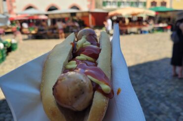 Saucisse du marché en Allemagne