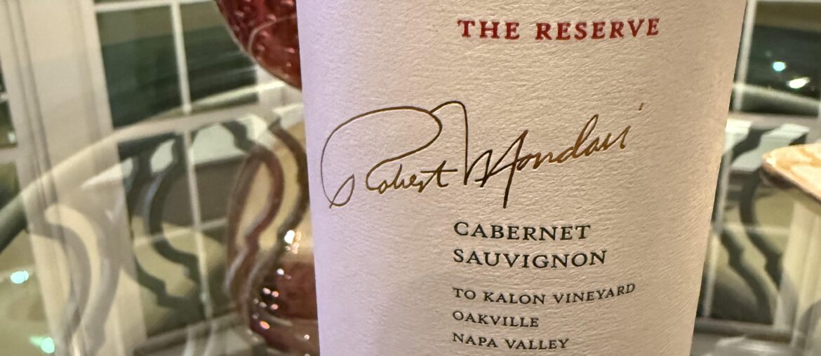 2015 Robert Mondavi Cabernet Sauvignon The Reserve To Kalon Vineyard