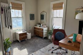 It is my heart’s desire to paint this room purple..but will it work?