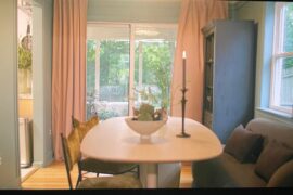 As seen in queer eye season 10, episode 3: can someone help me find this banquet bench?