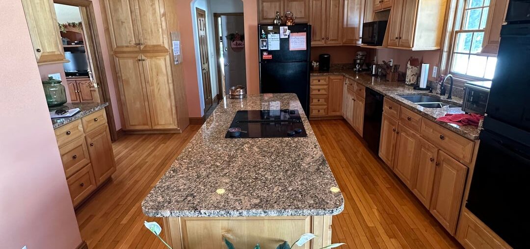 Husband and I are buying this house- countertop/ backsplash ideas?