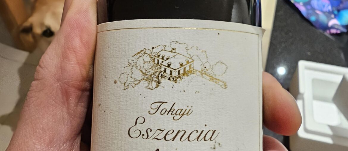 I got a bottle of Tokaji Essencia. What do I do?