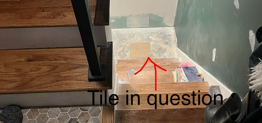 Which floor tile would look best visually from my front entrance & in basement?