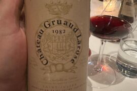 1982 Gruaud Larose is just about perfect.