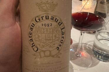 1982 Gruaud Larose is just about perfect.