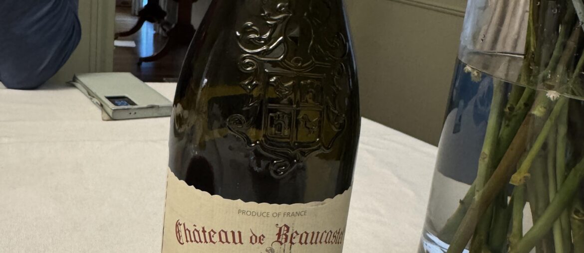 2000 Chateau de Beaucastel Châteauneuf-du-Pape