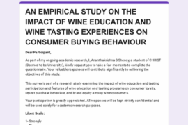 Quick Wine Survey for My College Research
