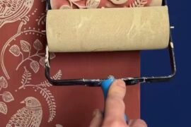 Rolling paint template