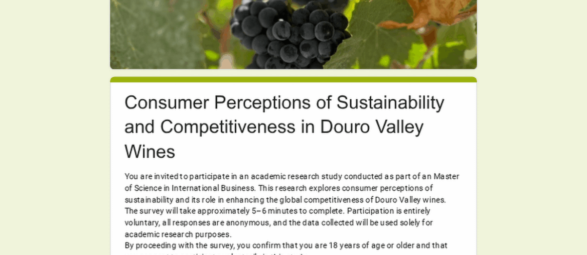 Sustainable Wine Research