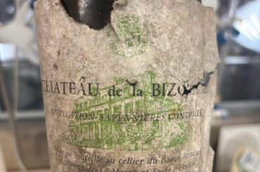 Old bottle with strange closure